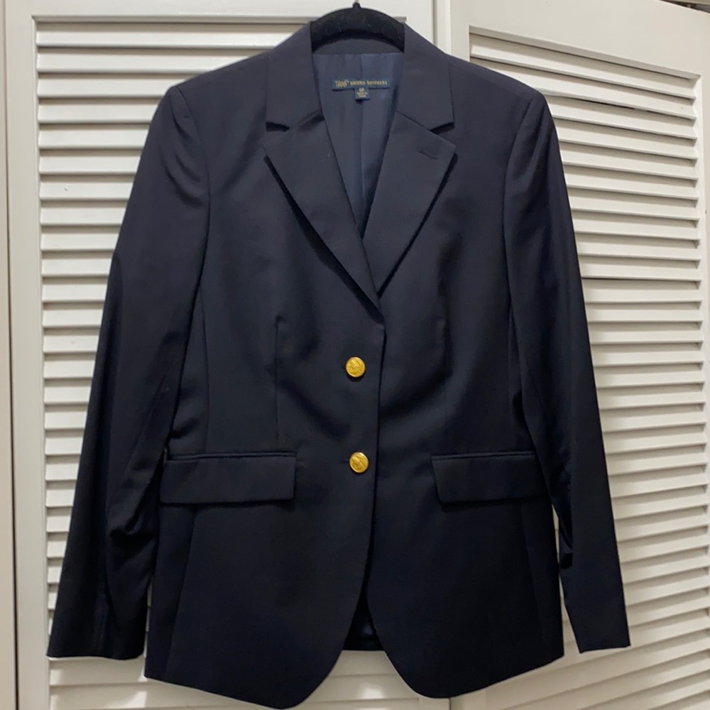 Brooks brothers black blazer
